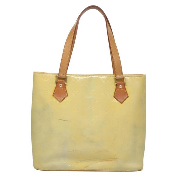 LOUIS VUITTON Monogram Vernis Houston Hand Bag Baby Blue M91005 - Picture 3 of 13